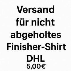 Versand für nicht abgeholtes Finisher-Shirt